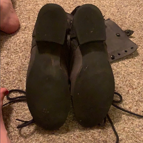 Steve Madden dark gray/blue boots - Picture 4 of 5